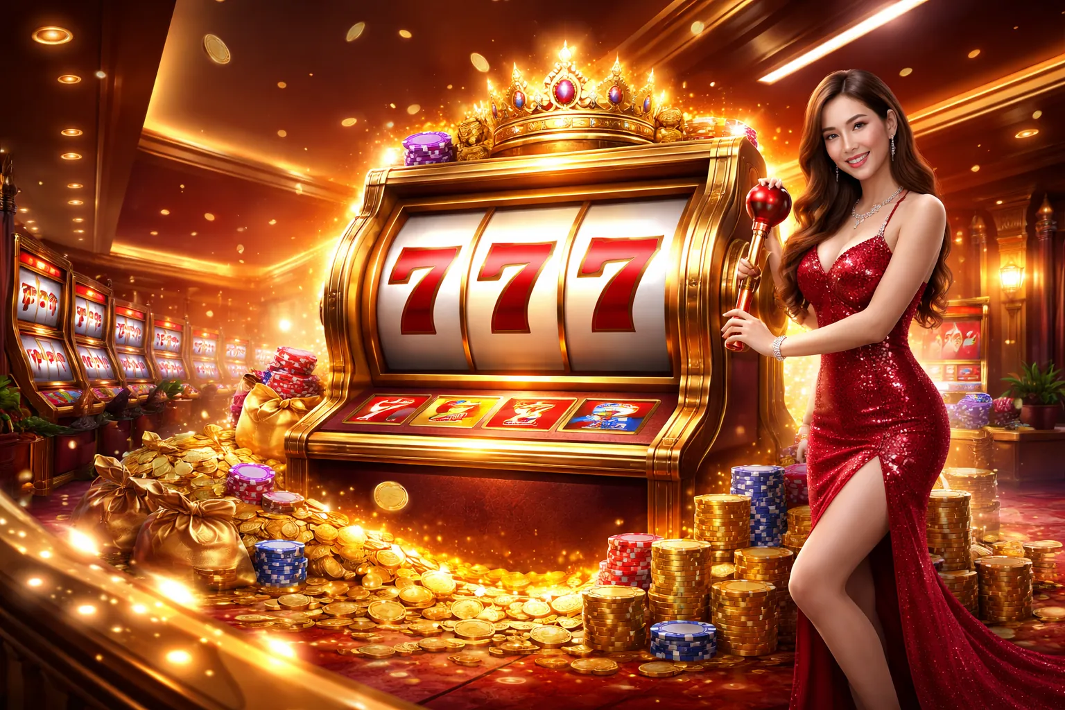 Trò chơi Slot và Jackpot lũy tiến đầy kịch tính tại daga68 thể thao